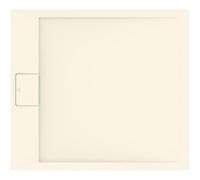 Ideal Standard -Ultraflat S I.Life Receveur de Douche Ultraplat 3 cm d'Épaisseur, Résine, Rectangulaire, 100 x 90 cm, Finition Pierre Texturée, Naturellement Anti-Dérapant, Sable, T5231FT