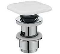 Ideal Standard Valve à pousser ouverte T362901 carrée, 85x120x85 mm, blanc brillant