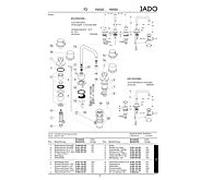 Ideal Standard Valve latérale JADO GLANCE, 3 trous-WT A860489NU