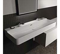 Ideal Standard Conca lavabo, 1 trou de robinetterie à gauche et à droite, 1200x450x165 mm, T3803MA