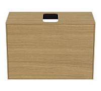 Ideal Standard vasque Conca T3935Y6 avec découpe, coulissant 2000 , 80x37x55 cm, centre, placage Eiche hell