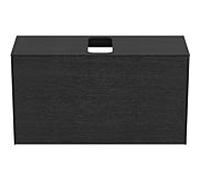 Ideal Standard vasque Conca T3936Y4 avec découpe, coulissant 2000 , 100x37x55 cm, centre, placage chêne flammé