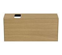 Ideal Standard vasque Conca T3938Y6 avec découpe, coulissant 2000 , 120x37x55 cm, droite / gauche, placage Eiche hell