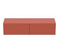 Ideal Standard vasque Conca T4315Y3 sans découpe, 2 tiroirs, 160x50,5x37 cm, laqué mat Sunset