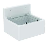 Ideal Standard - Vidoir 46x38 cm, avec une grille, blanc/chrome S593901