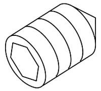 Ideal Standard vis sans tête M5x8 A960229NU