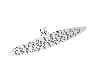 Ideal StandardIDEALRAIN DOUCHE de TETE Pomme de douche Ronde Extra Plate Silicone Anti-Calcaire Fixation Plafond Finition Chrome Diamètre 300mm B0385MY