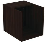 IdealStandard i.life B Ensemble de meubles, 2 tiroirs, 1 compartiment ouvert, poignée chromée, plateau de toilette inclus, 1603x507x456mm, T5846NW, Couleur: ChÃªne cafÃ©