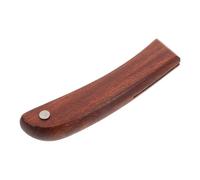 IDEANATEGRATE 1ensemble Poignée Bois pour Outil de Coupe Antidérapante Manche de Remplacement Ergonomique avec Vis pour Couteau de Cuisine et Bricolage Bois Naturel à Grain Distinct Confort