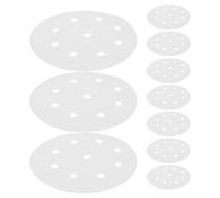 IDEANATEGRATE 3 Paquet de Papier Sulfurisé Rond Antiadhésif pour Cuiseur Vapeur Papier Vapeur en Silicone Blanc Imperméable pour Cuisson la Maison et Cuisson