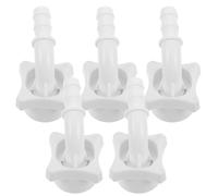 IDEANATEGRATE Adaptateur Rapide pour Robinet en Fer et Plastique, Connecteur 5pcs pour Tuyau Machine à Laver, Installation Facile, Usage Domestique ou Commercial