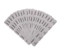 IDEANATEGRATE Billets de Tombola Jeu Loto pour Événements en Papier Lot de 100 Utilisation Polyvalente et Festive Adaptés pour Dessins et Tombolas D'église