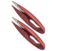 IDEANATEGRATE Ciseaux à Point de Croix et Manche Abs avec Tête Interchangeable en Acier Carbone Lot de 2 Sets de Sets et Coupe de Tissu pour Couture Professionnelle et Tapisserie