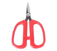 IDEANATEGRATE Ciseaux de Couture en Acier Carbone Rouge, Coupe Forte et Confortable, Outils de Tailleur pour Cuir et Tissu, pour Usage Familial à Domicile