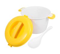 IDEANATEGRATE Cuiseur à Riz pour Micro-ondes Multifonction en Pp avec Cuillère, Isolation Thermique et Cuisson Vapeur, Maison et Repas Rapides