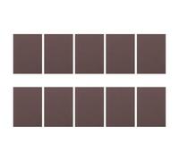 IDEANATEGRATE Éponges Abrasives Marron Outils de Polissage Fins Lot de 10 en Éponge et Émeri 2000 Grains Bloc à Poncer Polyvalent pour Bricolage et Montres