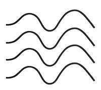 IDEANATEGRATE Gaine Isolante en Mousse Noire pour Tuyaux, Solution D'isolation, Lot de 4 Pièces Vacances et Protection Extérieure