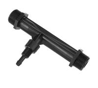 IDEANATEGRATE Injecteur D'engrais Venturi G3/4 Débit 0,65-2,42 M³/h en Plastique Compact Kit Système D'arrosage de Jardin Facile à Utiliser pour Irrigation Goutte à Goutte de Plantes