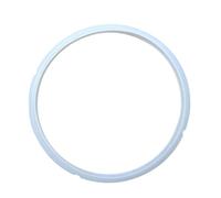 IDEANATEGRATE Joint D'étanchéité pour Éviter Fuites en Silicone Blanc Pièce de Rechange Accessoire Compatible pour Autocuiseur Électrique 5l et 6l avec Autocuiseur Électrique