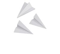 IDEANATEGRATE Kit de 3 Moules en Silicone pour Résine Époxy 3d Modèle Papier Avion Blanc pour Création Paysage Ciel ou Océan Réaliste et Tridimensionnel