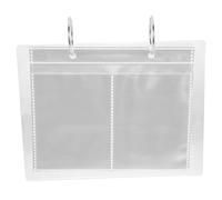 IDEANATEGRATE Livre de Rangement pour Autocollants Ongles 68 Pièces, Album de Collection en Acrylique Transparent 4 Pouces, Organisateur Pratique pour Stickers Nail Art, Usage Salon et Manucure