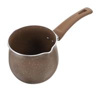 IDEANATEGRATE Mini Casserole avec Poignée Unique Antiadhésive en Acier Inoxydable Casserole Chauffante à Lait Multifonctionnelle Cuisine et Préparation de Thé