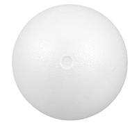 IDEANATEGRATE Modèle de Gâteau en Mousse Blanche de Boule, Faux Gâteau Réutilisable pour Décoration, Peinture et Collage, Accessoire pour Bricolage et Fêtes