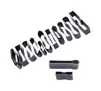 IDEANATEGRATE Outil de Perforation du Cuir 15pcs en Acier Rapide pour Découpe Creuse et Coupe-coins, Perforatrice Ceinture Rapide Artisanat Cuir