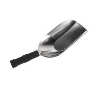 IDEANATEGRATE Pelle à Main Tête Carrée Légère et Ergonomique en Acier Inoxydable pour Creuser Le Sol Argenté pour Jardinage en Extérieur