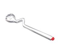 IDEANATEGRATE Pince à Steak Poignée Confortable Argenté en Acier Inoxydable Forme Patte de Chat Cuisine Barbecue et Usage Alimentaire