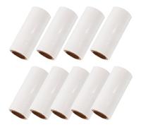 IDEANATEGRATE Recharge Rouleau Anti-peluches Adhésive en Papier Blanc 9pcs 270 Feuilles pour Éliminer Poils Animaux Vêtements Bureau Voiture