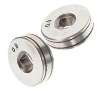 IDEANATEGRATE Rouleau d'Alimentation en Fil de Soudage 0,6/0,8 MM 2 Pièces Roue d'Entraînement en Acier pour Poste à Souder MIG MAG et Dévidoir de Fil de Soudage