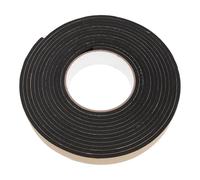 IDEANATEGRATE Ruban Adhésif en Mousse Eva Noir 4mm D'épaisseur, Joint D'étanchéité pour Porte, Facile à Installer, Bande Adhésive Simple Face pour Maison et Bureau, 1 Rouleau