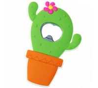 IDEANATEGRATE Sandales Femme Ouvre-bouteilles Cactus Magnétique Créatif en Plastique et Métal pour Bar et Maison, Autocollants pour Réfrigérateur et Décapsuleur Facile