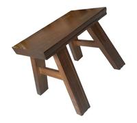 IDEANATEGRATE Tabouret en Bois Rectangulaire Dimensions 23x14x24 Cm Léger et Polyvalent Style Rustique Minimaliste pour Garçon et Filles pour Salle de Bain Cuisine