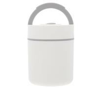 IDEANATEGRATE Tasse Isotherme à Petit-déjeuner Pratique en Acier Inoxydable Couvercle et Cuillère, Isolation Thermique et Compatible Micro-ondes pour École et Pique-niques