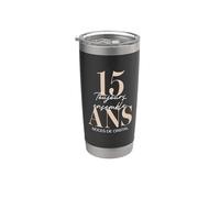 Idée Cadeau 15 ans de Mariage - Noces de cristal Gobelet isotherme en acier inoxydable double paroi