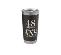 Idée Cadeau 48 ans de Mariage - Noces d’améthyste Gobelet isotherme en acier inoxydable double paroi