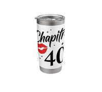 Idée drole Humour chapitre 40 ans Joyeux Anniversaire 40 Ans Gobelet isotherme en acier inoxydable double paroi
