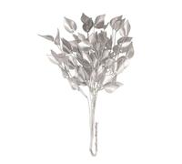 Ideen mit Herz | Branches décoratives avec feuilles en acrylique transparent | Fleurs décoratives | Branches de bijoux | DIY | Bricolage | 10 branches de fil de 7 feuilles chacune | 18 cm de long