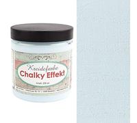 Ideen mit Herz Peinture à la craie effet Chalky - 250 ml - Fort pouvoir couvrant - Ultra mat - À base d'eau - Peinture à la craie pour un effet shabby chic et vintage (bleu ciel)