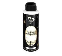 Ideen mit Herz Peinture acrylique multisurface avec paillettes précieuses | Peinture universelle à base d'eau | avec élégant glitter or brillant | 180 ml (blanc)