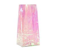 Ideen mit Herz Sacs à fond plat | Imprimé film doré | Élégante emballage cadeau | Sachet à biscuits | Qualité alimentaire | 12 cm x 8 cm, 25 cm | Lot de 30 pièces (Irisescent)