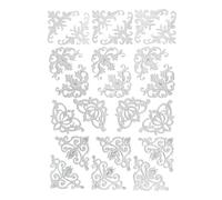 Ideen mit Herz Sticker 3D Deluxe | Pâques et printemps | Autocollants en relief | Idéal pour la décoration de Pâques et la fabrication de cartes de Pâques | Dimensions de la feuille : 21 x 30 cm