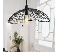IDEGU Lustre Plafonnier en Filaire Métal Lampe Suspension Industrielle Vintage pour Salon Cuisine Chambre