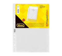 Idena 10406 - Pochette prospectus format DIN A4, transparent, 80µ, 30 pièces