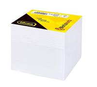 Idena 10446 - Bloc-notes collé, 9 x 9 x 9 cm, 80 g/m², env. 800 feuilles, blanc, recharge pour boîte à fiches