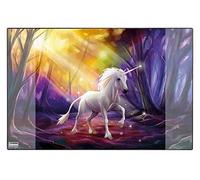 Idena 10453 - Sous-main avec deux poches, licorne, env. 58,5 x 38,5 cm, accessoire pratique pour les enfants, les adolescents et les salles de travail