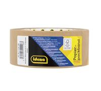 Idena 11118 - Ruban d'emballage en papier, brun, 5 cm x 50 m extra fort, rouleau de ruban adhésif en papier recyclé