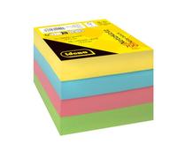 Idena 11199 - Bloc-Notes 9 x 9 cm, 700 Feuilles Encollées, Papier 75 g/m² FSC-Mix en 4 Couleurs, Notes Durables